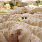 Bedding Set Washed Cotton Crepe Year-Round Breathable
