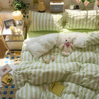 Bedding Set Washed Cotton Crepe Year-Round Breathable