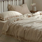 Bedding Set Washed Linen Breathable Four-Piece