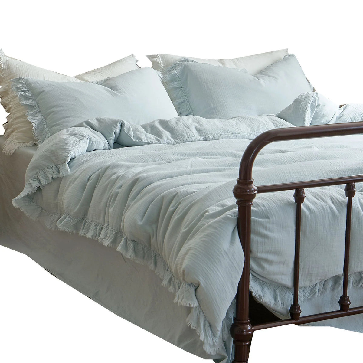 Bedding Set Washed Linen Breathable Four-Piece