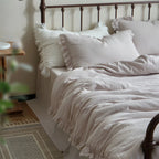 Bedding Set Washed Linen Breathable Four-Piece