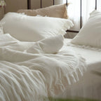 Bedding Set Washed Linen Breathable Four-Piece