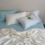 Bedding Set Washed Linen Breathable & Temperature-Regulating