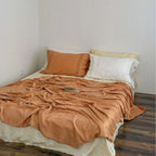 Bedding Set Washed Linen Breathable & Temperature-Regulating