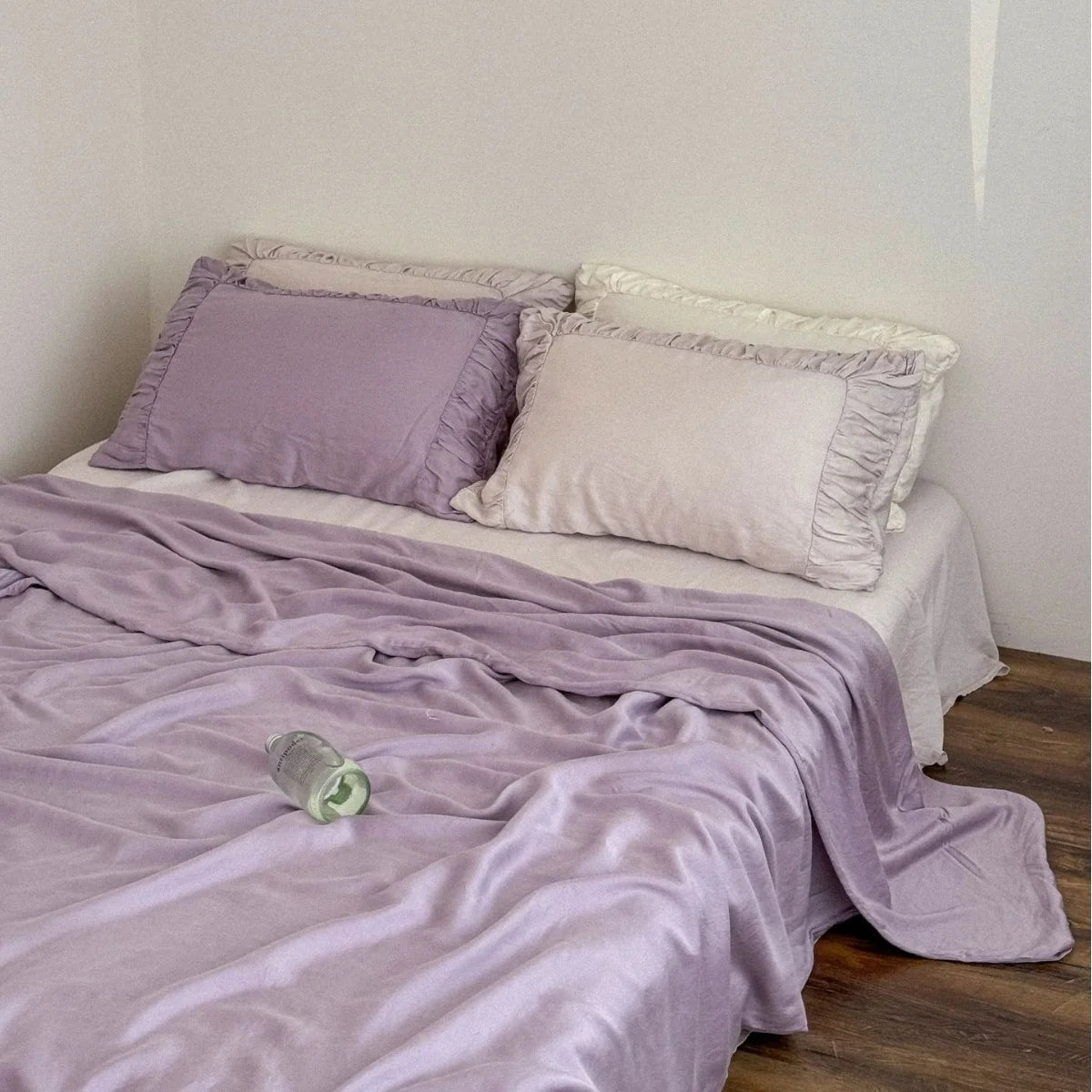 Bedding Set Washed Linen Breathable & Temperature-Regulating