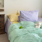 Bedding Set Washed Linen Temperature-Regulating & Machine Washable