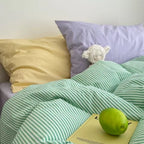Bedding Set Washed Linen Temperature-Regulating & Machine Washable