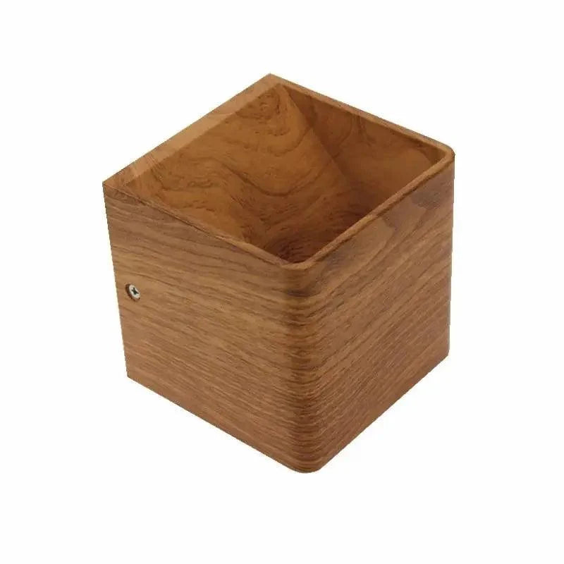 Bedroom Wall Lamp Faux Wood Hardwired Ambient Light