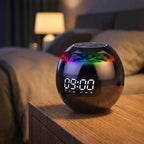 Bedside Alarm Clock Multicolor Music-Reactive Lighting Built-In Speaker
