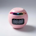 Bedside Alarm Clock Multicolor Music-Reactive Lighting Built-In Speaker
