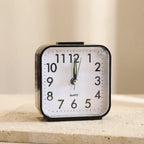 Bedside Alarm Clock Silent Easy-Read Battery-Powered