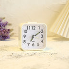 Bedside Alarm Clock Silent Easy-Read Battery-Powered