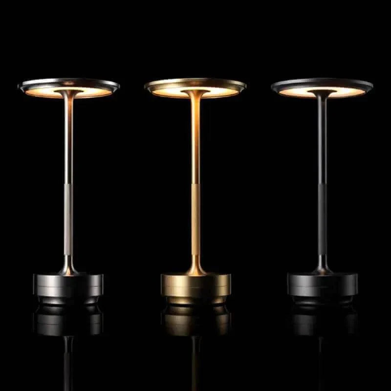 Bedside Lamp Wireless Charging Aluminum Ambient Lighting