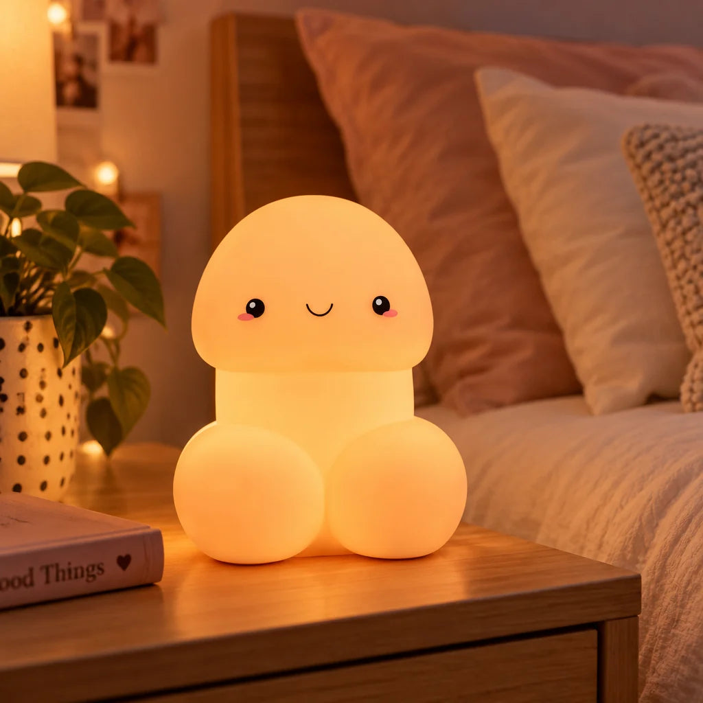 Bedside Night Light Playful Sculptural Design Soft Ambient Glow