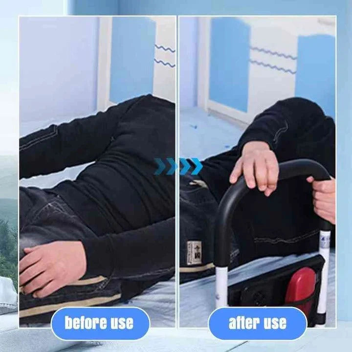Bedside Support Rail Height Adjustable Tool-Free Setup