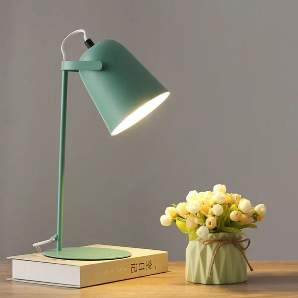 Bedside Table Lamp Macaron Pastel Iron Soft Glow