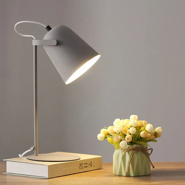 Bedside Table Lamp Macaron Pastel Iron Soft Glow