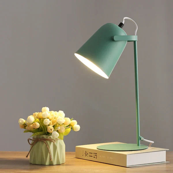 Bedside Table Lamp Macaron Pastel Iron Soft Glow
