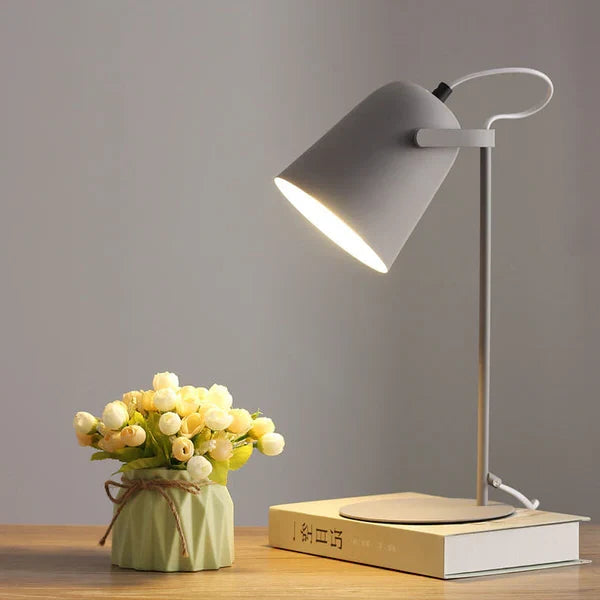 Bedside Table Lamp Macaron Pastel Iron Soft Glow