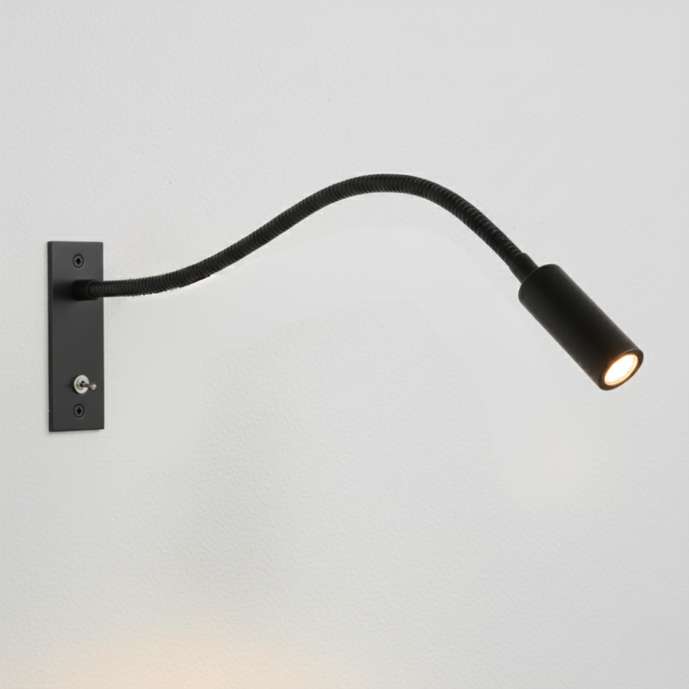 Bedside Wall Sconce Adjustable LED Steel & Aluminum