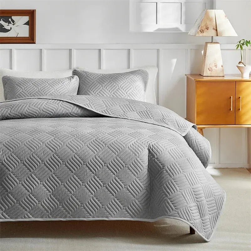 Bedspread Set Lightweight Reversible Machine Washable