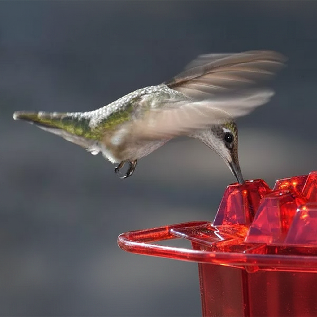 Bee-Resistant Hex-Port Hummingbird Feeder (12–14 oz)