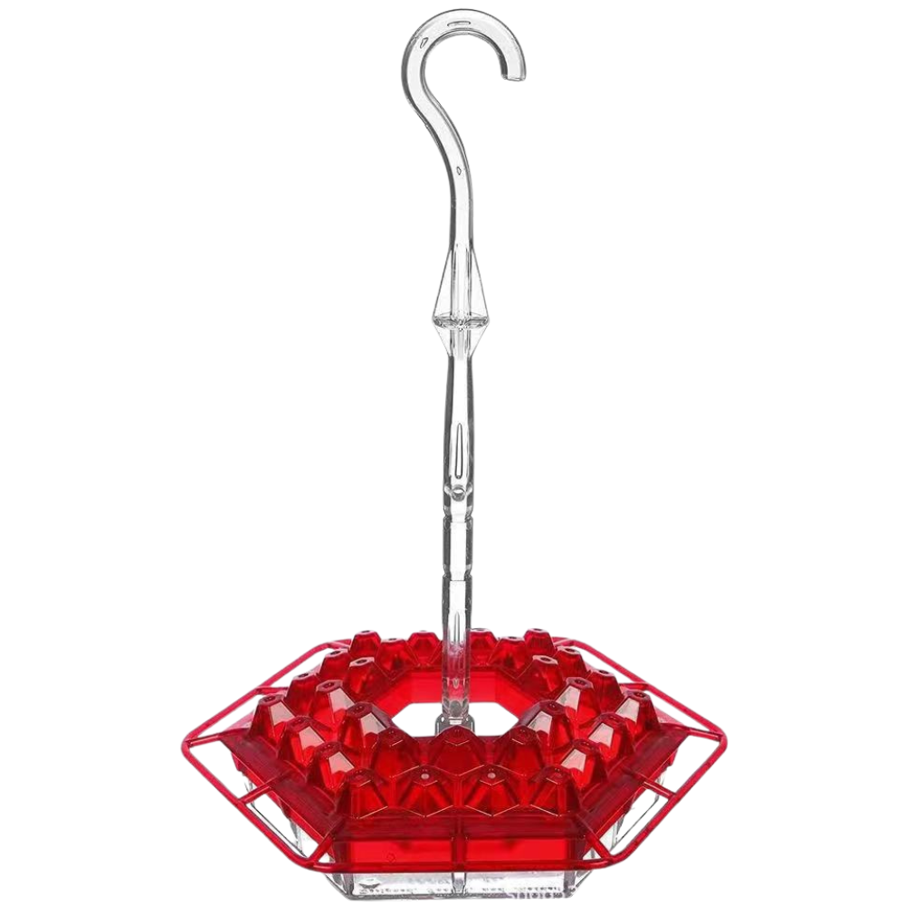 Bee-Resistant Hex-Port Hummingbird Feeder (12–14 oz)