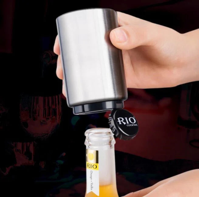 Beer Bottle Opener Automatic One-Press Stainless Steel
