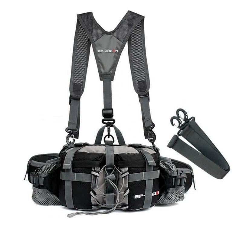 Belt Bag Waterproof Nylon Dual Bottle Holders