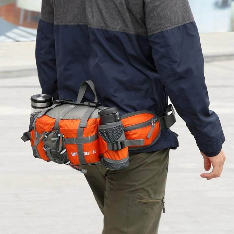 Belt Bag Waterproof Nylon Dual Bottle Holders