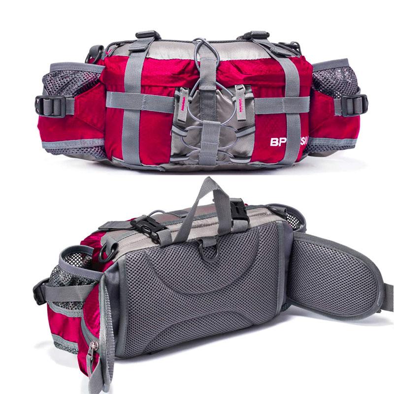 Belt Bag Waterproof Nylon Dual Bottle Holders