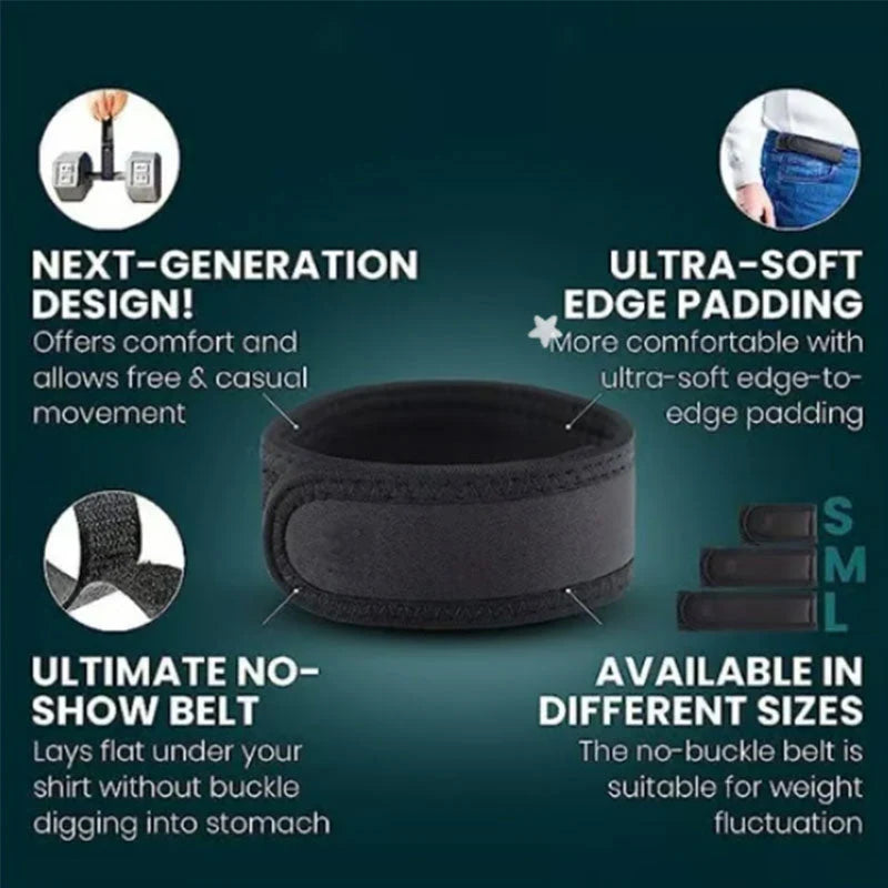 Belt Buckle-Free Adjustable Seamless Fit
