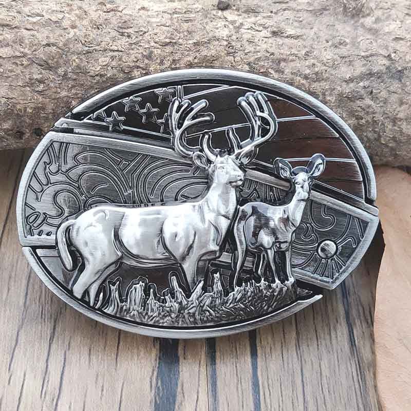 Belt Buckle Hidden EDC Tool Zinc Alloy Universal Fit