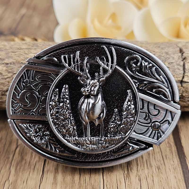 Belt Buckle Hidden EDC Tool Zinc Alloy Universal Fit