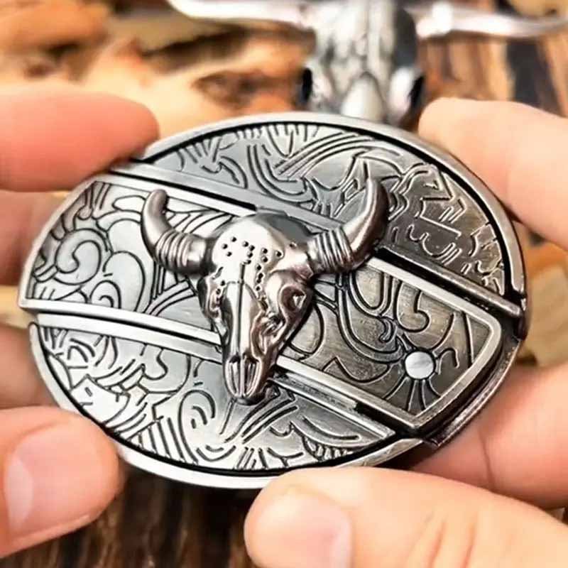 Belt Buckle Hidden EDC Tool Zinc Alloy Universal Fit