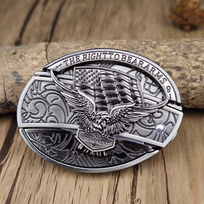 Belt Buckle Hidden EDC Tool Zinc Alloy Universal Fit