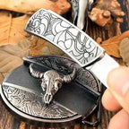 Belt Buckle Hidden EDC Tool Zinc Alloy Universal Fit