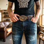 Belt Buckle Hidden EDC Tool Zinc Alloy Universal Fit