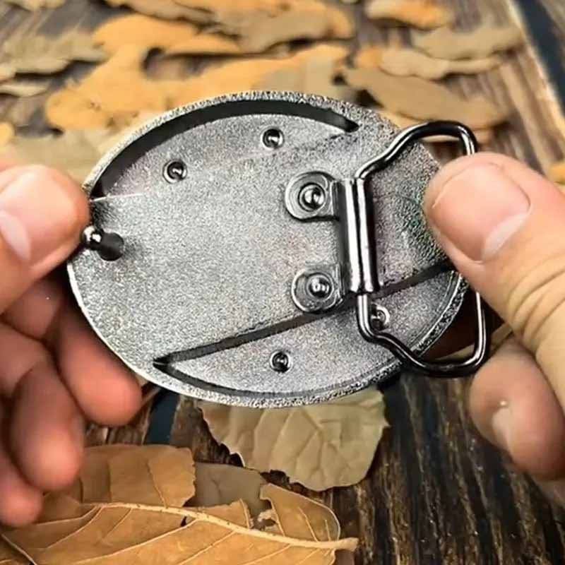 Belt Buckle Hidden EDC Tool Zinc Alloy Universal Fit