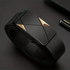 Belt Full-Grain Cowhide Ratchet Buckle Precision Fit