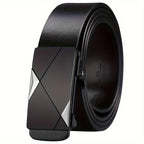 Belt Full-Grain Cowhide Ratchet Buckle Precision Fit