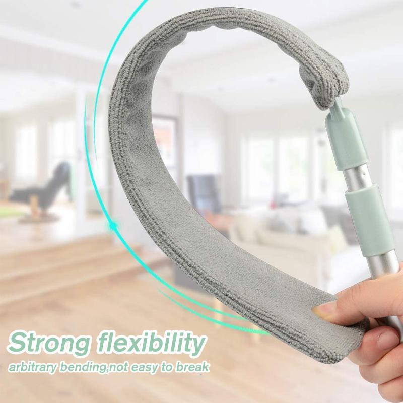 Bendable Microfiber Gap Dust Brush (Extendable Handle)
