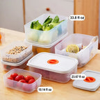 Bento Container Freshness Timer Lid Airtight & Microwave-Safe