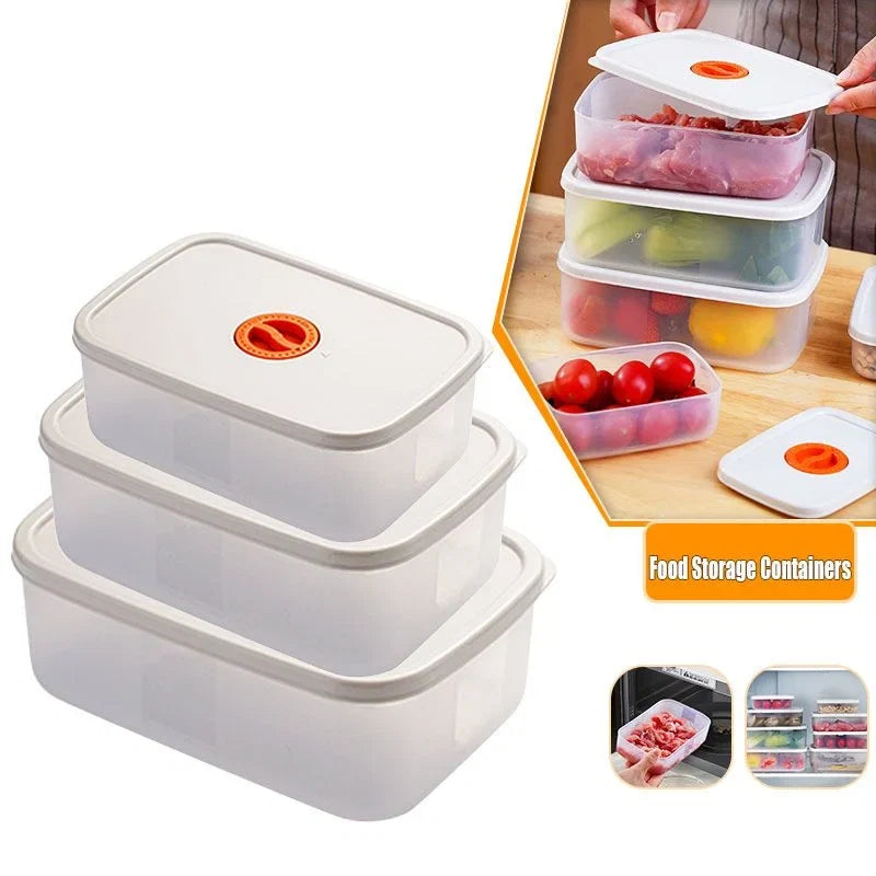 Bento Container Freshness Timer Lid Airtight & Microwave-Safe