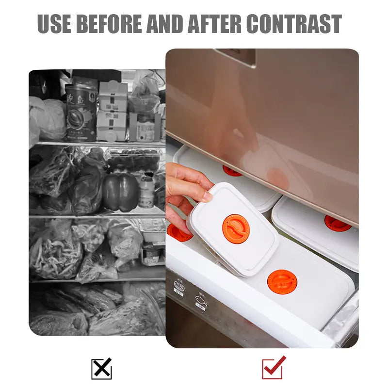 Bento Container Freshness Timer Lid Airtight & Microwave-Safe