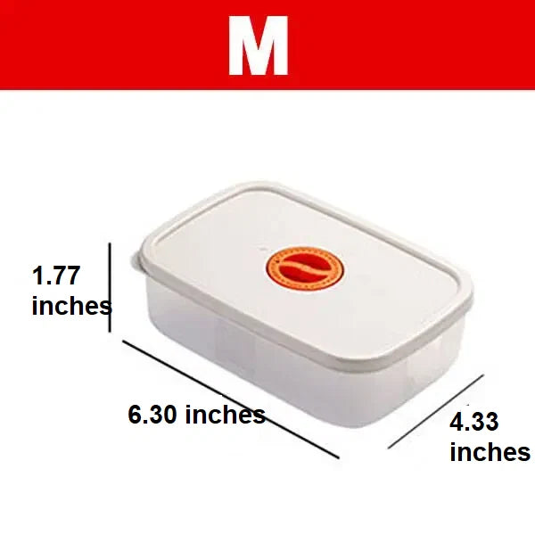 Bento Container Freshness Timer Lid Airtight & Microwave-Safe