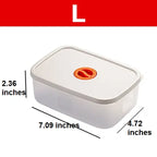 Bento Container Freshness Timer Lid Airtight & Microwave-Safe