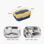 Bento Lunch Box Insulated Divided Compartments & Leakproof Seal