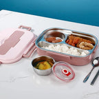 Bento Lunch Box Insulated Divided Compartments & Leakproof Seal