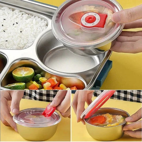 Bento Lunch Box Insulated Divided Compartments & Leakproof Seal
